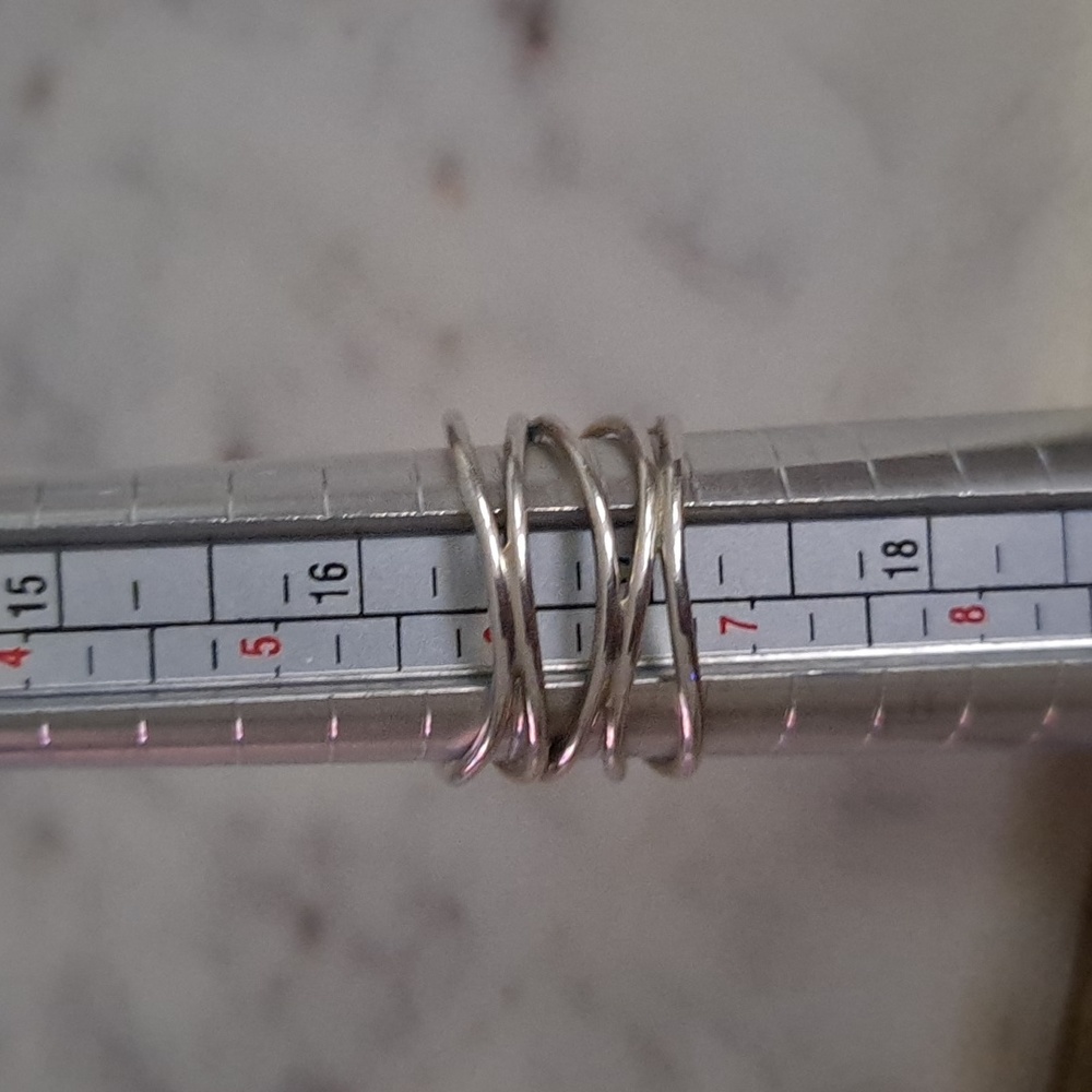 Authentic Tiffany & Co. Elsa Peretti Five Row Wave ring - Picture 7 of 16